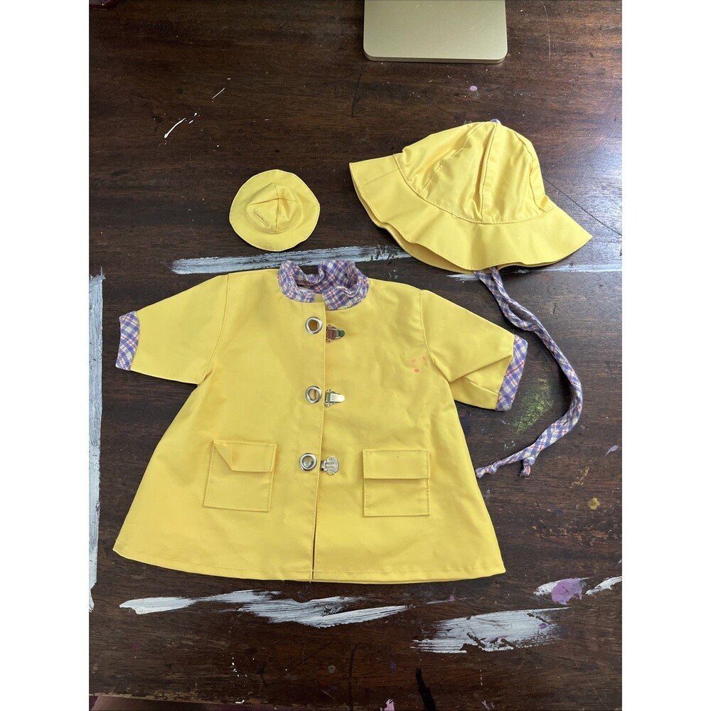 Bitty Baby, Rainy Day, Raincoat, Hats American Girl Three-Piece Set